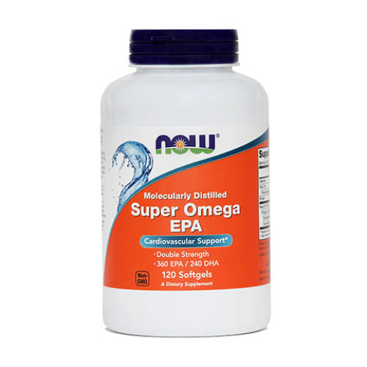 NOW Super Omega-3 1000 mg, 120 kapsul NOW Super Omega-3 1000 mg, 60 mehkih kapsul