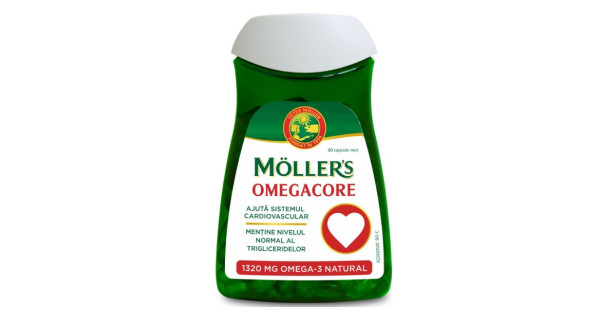 Moller's Omegacore, 60 mehkih kapsul - Spletna Lekarna Ljubljana