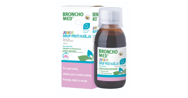 Bronchomed Junior Sirup, 120 Ml - Spletna Lekarna Ljubljana