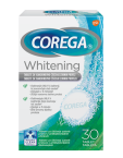 Corega Dental White, tablete za čiščenje protez, 30 tablet