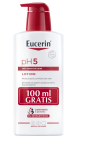 Eucerin pH5, losjon, 300 ml + 100 ml GRATIS