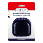 Mediblink posodica za zobni aparat S modra M042, 1 posodica