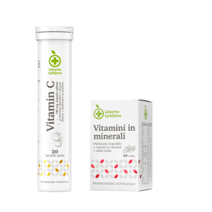 Vitamin C, Vitamini in minerali -25 %